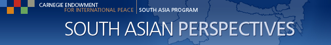 Carnegie Endowment for International Peace | South Asian Perspectives